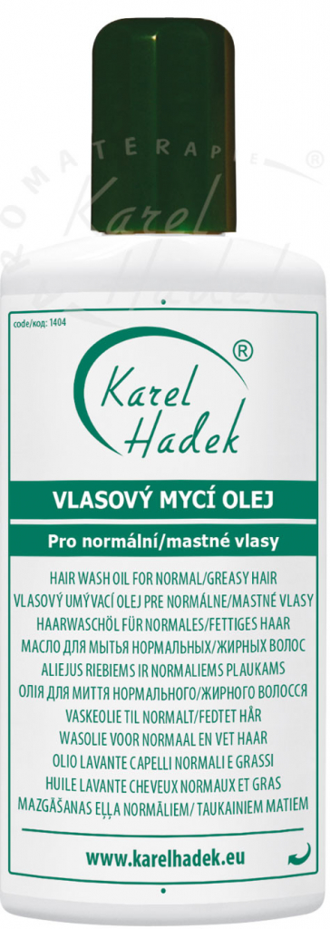 Karel Hadek vlasový mycí olej pro normální a mastné vlasy 200 ml