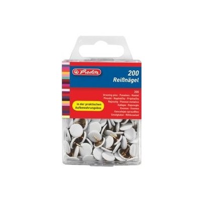 Připínáčky Herlitz bílé, 200ks – Hledejceny.cz