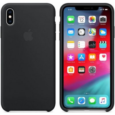 Apple iPhone XS Max Silicone Case Black MRWE2ZM/A – Zboží Mobilmania