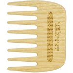 Tek Afro Comb hřeben s širokými zuby přírodní – Zboží Dáma