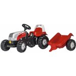 Rolly Toys Kid Steyr s vlečkou červený 012510 – Zboží Dáma