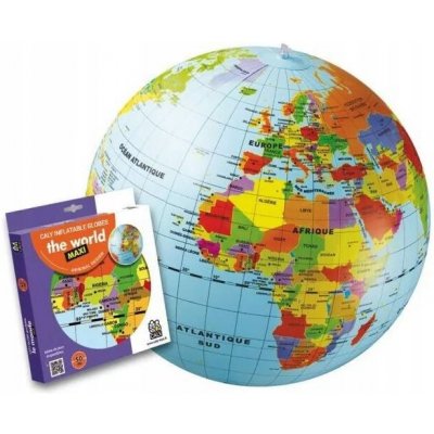 Caly Nafukovací globus 50 cm - Zeměkoule – Zboží Dáma