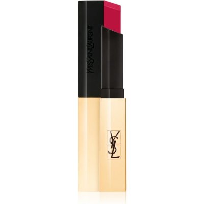 Yves Saint Laurent Rouge Pur Couture The Slim tenká matující rtěnka s koženým efektem 27 Conflicting Crimson 2,2 g – Hledejceny.cz