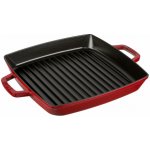 Staub Litinová čtvercová grilovací s uchy 28x28cm – Sleviste.cz