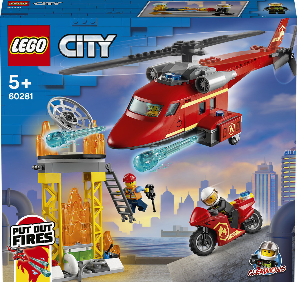 LEGO® City 60281 Hasičský záchranný vrtulník od 539 Kč - Heureka.cz