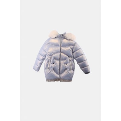 Joyce Sky dlouhá zimní bunda s umělou kožešinou – Zboží Dáma