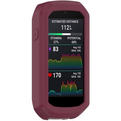 Accure silikonový obal na GPS cyklonavigaci Garmin Edge 1050 - vínový | Zboží Auto