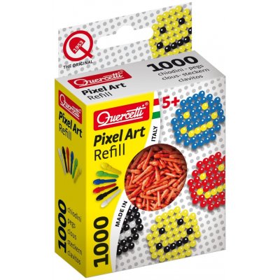 Quercetti Photo Pixel Art 1000 náhradní kolíčky červené