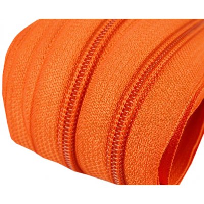 Nekonečný zip spirálový 5 mm - oranžový – Hledejceny.cz