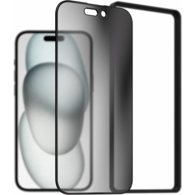 AlzaGuard 2.5D FullCover Privacy Glass Protector pro iPhone 15 AGD-TGP41 – Zboží Živě