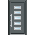 OknaDvereNaMiru.cz Vchodové dveře INOX 14 ořech 110 x 210 cm – Hledejceny.cz