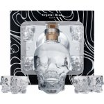 Crystal Head Vodka 40% 0,7 l (dárkové balení 4 sklenice) – Zboží Dáma