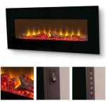 Sureflame WM-9331 nástěnný elektrický krb v černém provedení – Zboží Dáma