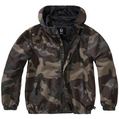 Brandit Kids Windbreaker Frontzip darkcamo – Zboží Mobilmania