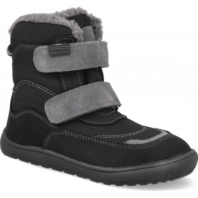 Dětské zimní barefoot boty PRO-tex NUT black – Sleviste.cz