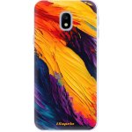 Pouzdro iSaprio - Orange Paint - Samsung Galaxy J3 2017 – Sleviste.cz