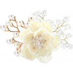 Gaira brož Květ 340024 bílá – Sleviste.cz