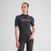 Cyklistický dres Sportful Pista W Black/Galaxy Blue