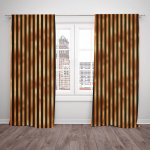 IMPAR Závěsy Halloween stripes (Rozměr : 140x250, Materiál: Blackout) – Zboží Mobilmania