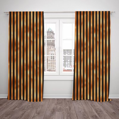 IMPAR Závěsy Halloween stripes (Rozměr : 140x250, Materiál: Blackout) – Zboží Mobilmania