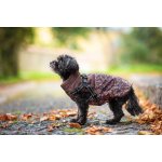 Vsepropejska Adon zimní bunda pro psa s postrojem – Zboží Mobilmania
