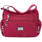 Dámská prošívaná kabelka Bella Gatto bordó – Zboží Mobilmania