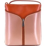 Arteddy dámská kožená kabelka crossbody taupe/camel – Zbozi.Blesk.cz