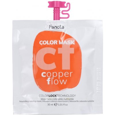 Fanola Color Mask barevné masky Copper Flow měděná 200 ml – Zboží Mobilmania