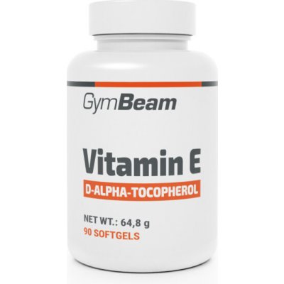 GymBeam Vitamín E D-alfa-tokoferol 90 kapslí – Hledejceny.cz