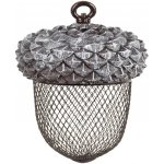 Esschert Design Best for Birds Krmítko pro ptáky Žalud 14 x 21 cm šedá – Hledejceny.cz