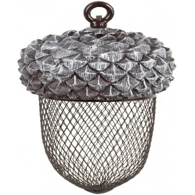 Esschert Design Best for Birds Krmítko pro ptáky Žalud 14 x 21 cm šedá – Hledejceny.cz
