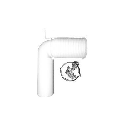 HL Napojovací koleno pro záchodovou mísu, DN110, možnost zkrácení přítokové trubky - HL224.1 – Zboží Mobilmania