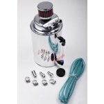 Oil catch tank - 2x vývod + filtr - objem 2l – Sleviste.cz