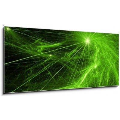 Obraz 1D panorama - 120 x 50 cm - Laser lights background Laserové světlo na pozadí – Zboží Mobilmania