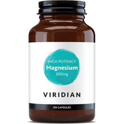 Viridian High Potency Magnesium 300 mg 120 kapslí – Hledejceny.cz