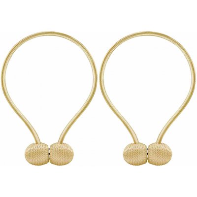 Verk 01848 Magnetická spona na závěsy 2 ks zlatá – Zboží Mobilmania