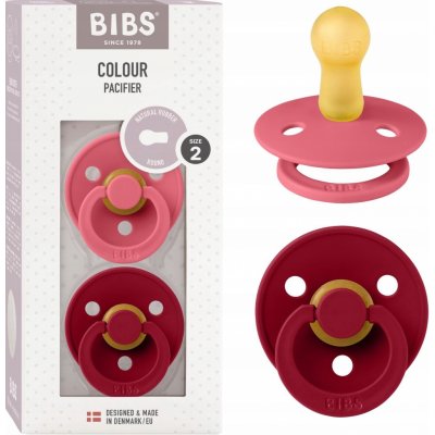 BIBS colour Coral Ruby 2 ks – Zboží Mobilmania