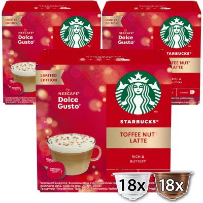 Starbucks Nescafé Dolce Gusto Toffee Nut Latte 36 ks – Sleviste.cz
