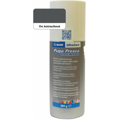 Fuga Mapei Fresca 114 antracit 160 g – Hledejceny.cz