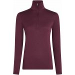 ICEBREAKER Wmns 200 Oasis LS Half Zip Dark Berry – Zboží Dáma