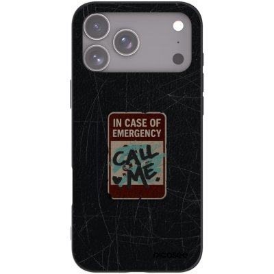 Picasee silikonový černý obal pro Apple iPhone 17 Pro Max - EMERGENCY – Hledejceny.cz