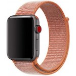 Tactical nylonový řemínek pro Apple Watch 1,2,3,4,5 42-44mm Orange - oranžový 2449321 – Zboží Mobilmania