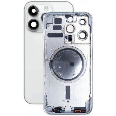 Kryt Apple iPhone 14 Pro - Zadní Housing (Silver), Silver – Zboží Živě