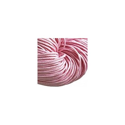 Voskovaná šňůra růžová, 1 mm (5 m) – Hledejceny.cz