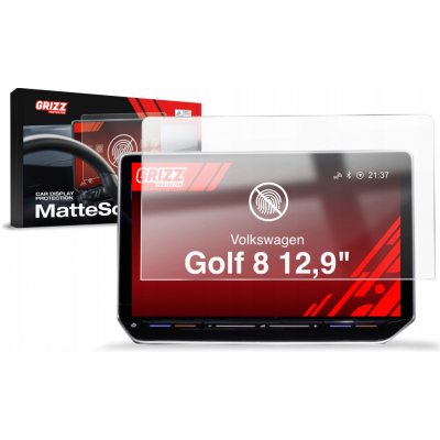 GRIZZ Protector, Ochrana displeje MatteScreen, VW Golf VIII, 2024- , Display 12,9" – Zboží Živě