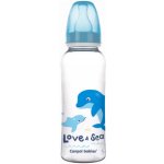 Canpol babies láhev s potiskem Love & Sea tyrkysová 250 ml – Zbozi.Blesk.cz