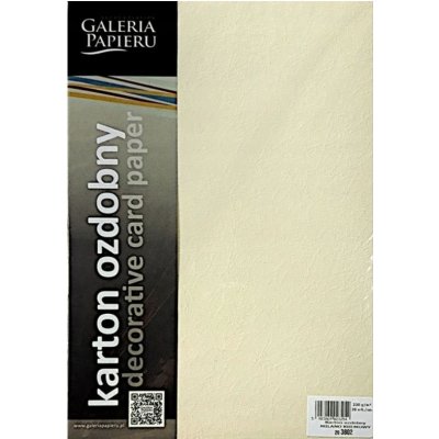 ozdobný papír Milano bílá 230 g 20ks – Zboží Dáma