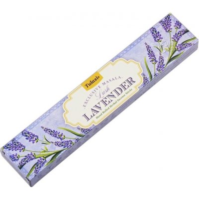 Tulasi Exclusive Masala Lush Lavender indické vonné tyčinky 15 g – Zbozi.Blesk.cz