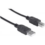 Manhattan 337779 USB Type-A Male / Type-B Male, 5m, černý