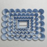 Vykrajovátko - obdelník vroubkovaný - 1ks Velikost: 10 cm – Hledejceny.cz